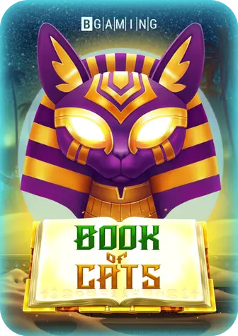 Book Of Cats slot game by BGaming - Play free at PlaySlotsMobile sweepstakes casino