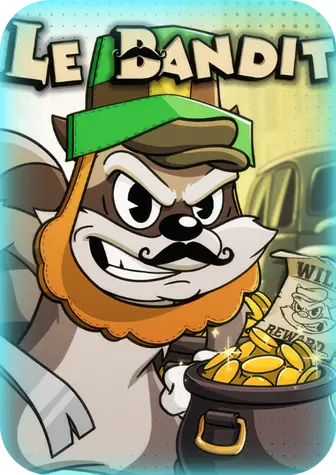 Le Bandit slot game by Hacksaw Gaming - Play free at PlaySlotsMobile sweepstakes casino