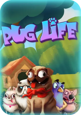 Pug Life slot game by Hacksaw Gaming - Play free at PlaySlotsMobile sweepstakes casino